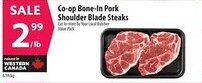Co-op Co-op Bone-In Pork Shoulder Blade Steaks offer
