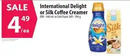 Co-op International delight or silk coffee creamer offer