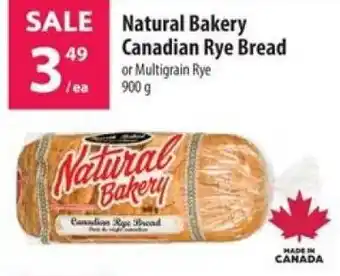 Co-op Natural Bakery Canadian Rye Bread offer
