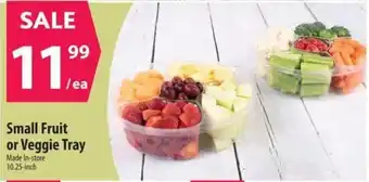 Co-op Small Fruit or Veggie Tray offer