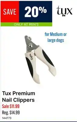 Ren’s Pets Depot Tux Premium Nail Clippers offer