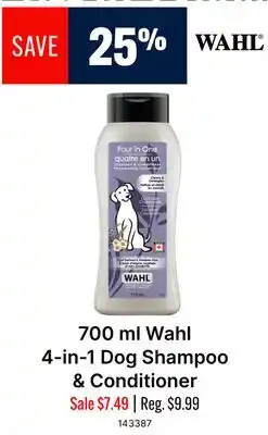 Ren’s Pets Depot 700 ml Wahl 4-in-1 Dog Shampoo & Conditioner offer