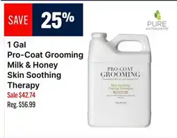 Ren’s Pets Depot 1 Gal Pro-Coat Grooming Milk & Honey Skin Soothing Therapy offer