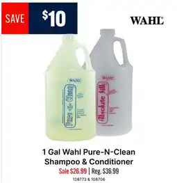 Ren’s Pets Depot 1 Gal Wahl Pure-N-Clean Shampoo & Conditioner offer