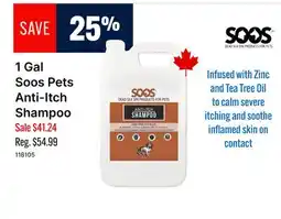 Ren’s Pets Depot 1 Gal Soos Pets Anti-Itch Shampoo offer