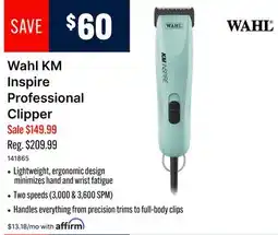 Ren’s Pets Depot Wahl KM Inspire Professional Clipper offer