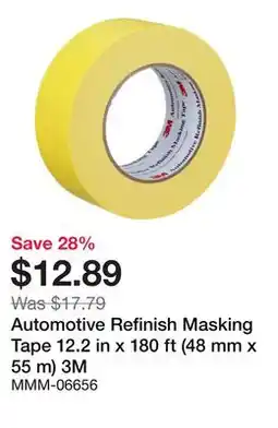 Bumper to Bumper Automotive Refinish Masking Tape 12.2 in x 180 ft (48 mm x 55 m) offer
