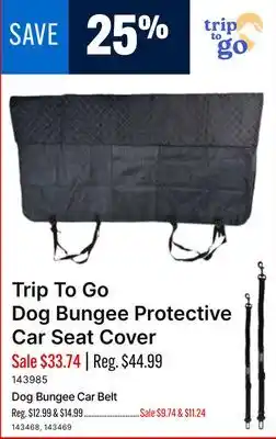 Ren’s Pets Depot Trip To Go Dog Bungee Protective Car Seat Cover offer