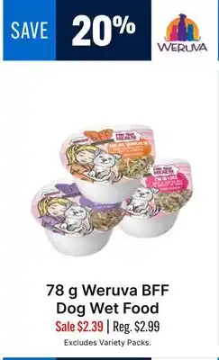 Ren’s Pets Depot 78 g Weruva BFF Dog Wet Food offer