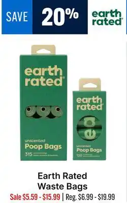 Ren’s Pets Depot Earth Rated Waste Bags offer