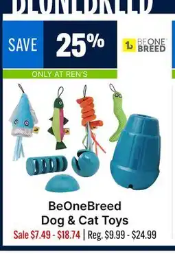 Ren’s Pets Depot BeOneBreed Dog & Cat Toys offer