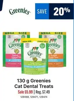 Ren’s Pets Depot 130 g Greenies Cat Dental Treats offer