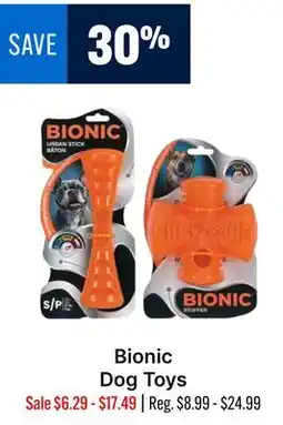 Ren’s Pets Depot Bionic Dog Toys offer
