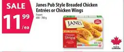 Co-op Janes Pub Style Breaded Chicken Entrées or Chicken Wings offer