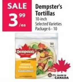 Co-op Dempster's Tortillas offer
