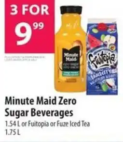 Co-op Minute Maid Zero Sugar Beverages offer