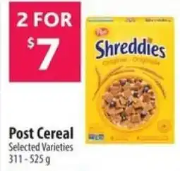 Co-op Post Cereal offer