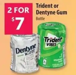 Co-op Trident or Dentyne Gum offer