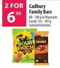 Co-op Cadbury Family Bars offer