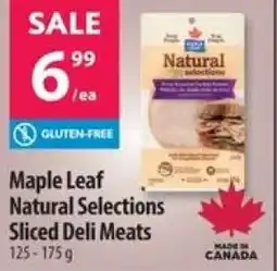 Co-op Maple Leaf Natural Selections Sliced Deli Meats offer