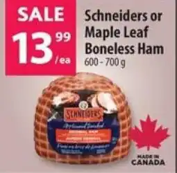 Co-op Schneiders or Maple Leaf Boneless Ham offer