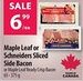 Co-op Maple Leaf or Schneiders Sliced Side Bacon offer