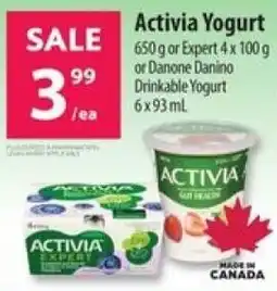 Co-op Activia Yogurt offer
