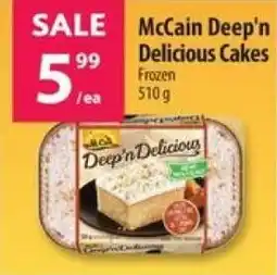 Co-op McCain Deep'n delicious cakes offer