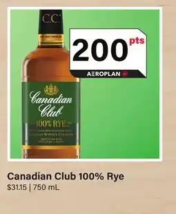 LCBO Canadian Club 100% Rye Whisky offer