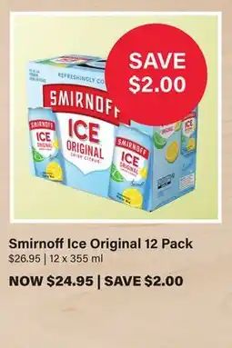 LCBO Smirnoff Ice Original offer