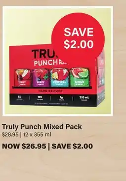 LCBO Truly Punch Mixed Pack offer