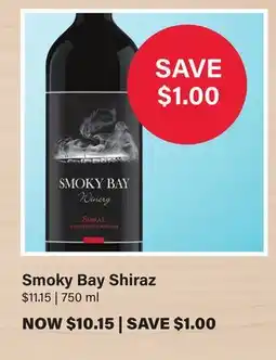 LCBO Smoky Bay Shiraz offer