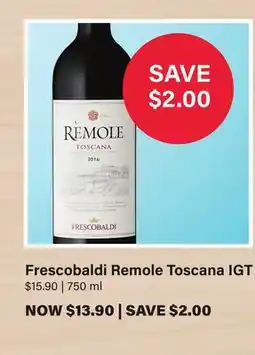 LCBO Frescobaldi Remole Toscana IGT Red Wine offer