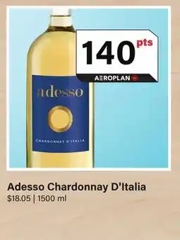 LCBO Adesso Chardonnay D'Italia offer