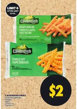 Independent Grocer CAVENDISH FRIES offer
