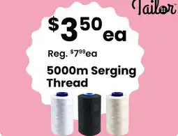Fabricland 5000m Serging Thread offer