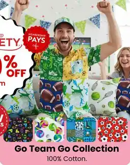 Fabricland Go Team Go Collection offer