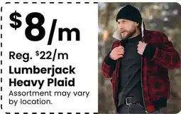 Fabricland Lumberjack Heavy Plaid offer