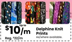 Fabricland Delphine Knit Prints offer