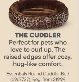 Petvalu Essentials Round Cuddler Bed offer