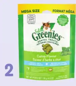 Petvalu Greenies Catnip Flavour Dental Cat Treats offer