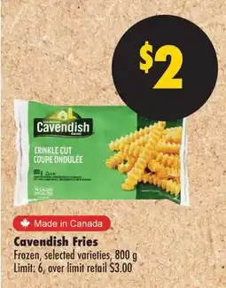 No Frills CAVENDISH FRIES offer