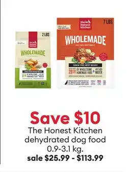 Petsmart Save $10 The Honest Kitchen dehydrated dog food offer