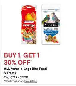 Petvalu Versele-Laga Bird Food & Treats offer