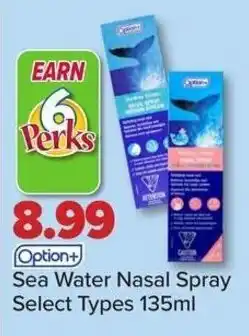 PharmaChoice Sea water nasal spray select types offer