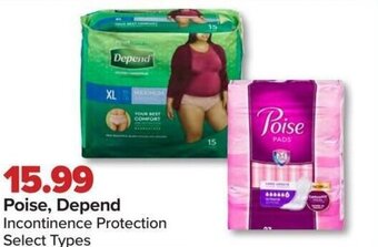 PharmaChoice Poise, depend offer