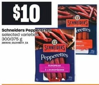 Zehrs Markets Schneiders Pepperettes offer