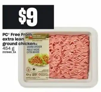 Zehrs Markets PC Free From extra lean ground chicken offer