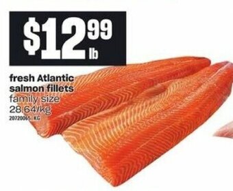 Zehrs Markets Fresh Atlantic salmon fillets offer