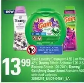 Zehrs Markets Gain Laundry Detergent offer